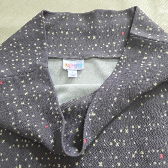 LulaRoe Woman's grey and white skirt size Large - Picture 2 of 5